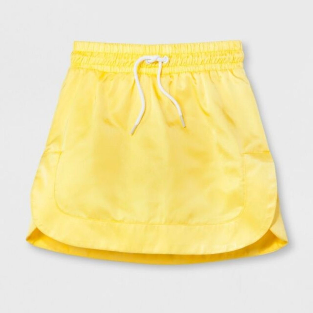 Hunter for Target Yellow Nylon Girls Skort Skirt